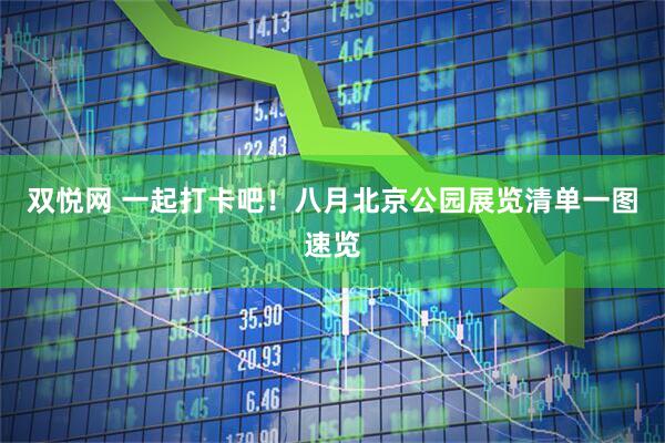 双悦网 一起打卡吧！八月北京公园展览清单一图速览